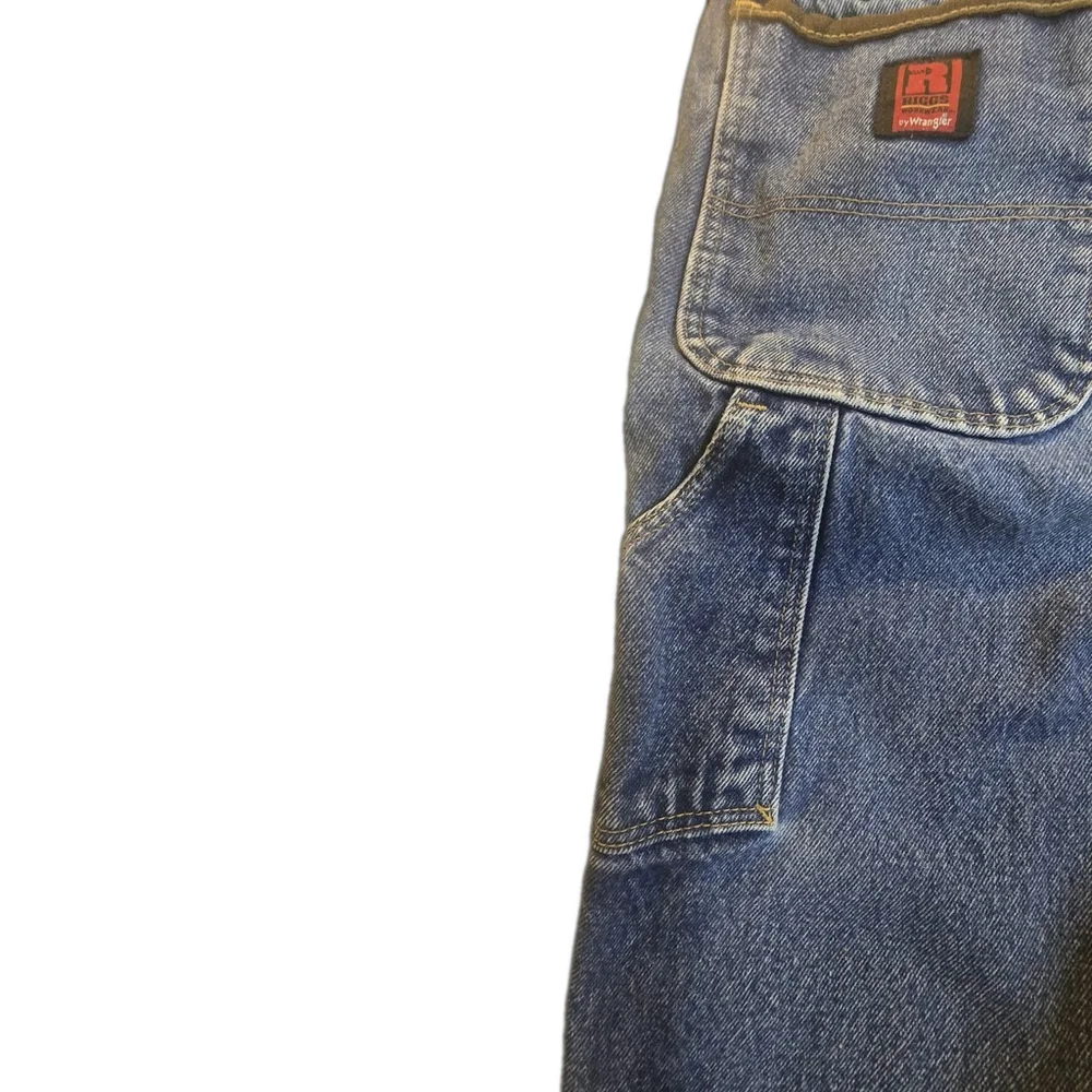 Rustler Durashield Men’s Jeans 36x34 Blue Workwear Denim Straight Leg